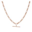 9ct Rose Gold Albert T-Bar Chain 16"