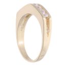 9ct Yellow Gold Cubic Zirconia Eternity Ring