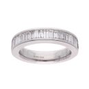 18ct White Gold 1.50ct Baguette Cut Diamond Eternity Ring