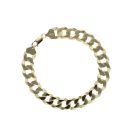 9ct Yellow Gold Curb Bracelet 8.5"