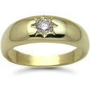9 Carat Yellow Gold 0.25pts Diamond Ring