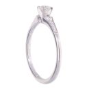 14ct White Gold 0.33ct Diamond Solitaire Ring