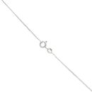 9ct White Gold Purple Gemstone and Cubic Zirconia Cluster Pendant and Chain 18"