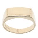 9ct Yellow Gold Plain Signet Ring