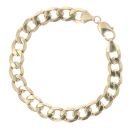 9ct Yellow Gold Curb Bracelet 8.5"