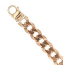 9ct Yellow Gold Curb Bracelet 8"
