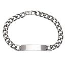 Stainless Steel I.D. Curb Bracelet