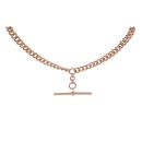 9ct Rose Gold T-Bar Albert Chain 20"