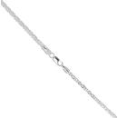 Silver Byzantine Chain 18" By Icesia