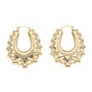9ct Yellow Gold Creole Earrings