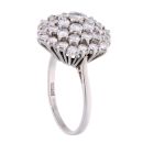 18ct White Gold 2.75ct Diamond Cluster Ring