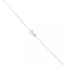 9ct White Gold 0.50ct Diamond Cluster Pendant And 18" Chain