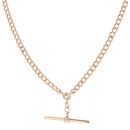 9ct Rose Gold Albert T-Bar Chain 20"