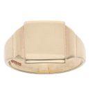 9ct Yellow Gold Plain Signet Ring