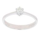 18ct White Gold 0.25ct Brilliant Cut Diamond Solitaire Ring