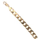 9ct Yellow Gold Curb Bracelet 9"