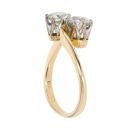 18ct Yellow Gold 1.00ct Brilliant Cut Diamond Twist Ring
