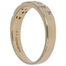 18ct Yellow Gold 0.25ct Princess Cut Diamond Fancy Ring