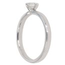 18ct White Gold 0.25ct Brilliant Cut Diamond Solitaire Ring