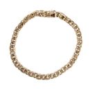 9ct Yellow Gold Mesh Bracelet 7.5"