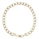 9ct Yellow Gold Curb Bracelet 8"