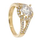 18ct Yellow Gold 2.00ct Diamond Solitaire Ring