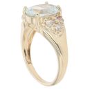 9ct Yellow Gold Aquamarine Ring