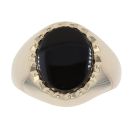 9ct Yellow Gold Onyx Signet Ring
