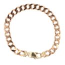 9ct Yellow Gold Curb Bracelet 9"