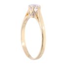 18ct Yellow Gold 0.35ct Diamond Solitaire Ring