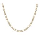 9ct Yellow Gold Figaro Chain 22"