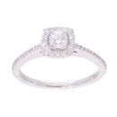 18ct White Gold 0.42ct Diamond Solitaire Ring