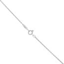 Tiffany & Co. 18ct White Gold 0.05ct Diamond Solitaire Pendant and Chain 16"