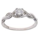 18ct White Gold 0.40ct Brilliant Cut Diamond Ring