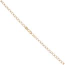 9ct Yellow Gold Curb Chain 18"