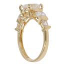 18ct Yellow Gold Cubic Zirconia Dress Ring