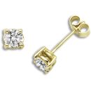 18 Carat White Gold 75pts Diamond Earrings