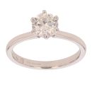 18ct White Gold 1.00ct Diamond Solitaire Ring