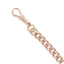 9ct Rose Gold Curb Bracelet 8"