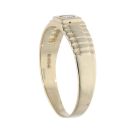 9ct Yellow Gold Cubic Zirconia Signet Ring