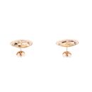 9ct Yellow Gold Oval Std Earrings