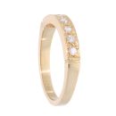 18ct Yellow Gold 0.34ct Diamond Trilogy Ring