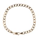 9ct Yellow Gold Curb Bracelet 8.5"