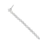 18ct White Gold 4.56ct Diamond Tennis Bracelet
