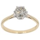 18ct Yellow Gold 0.60ct Brilliant Cut Diamond Solitaire Ring