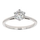 18ct Yellow Gold 0.66ct Diamond Solitaire Ring