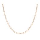 9ct Yellow Gold Square Link Curb Chain 22"