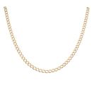9ct Yellow Gold Curb Chain 18"