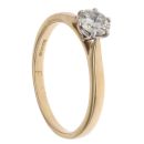 18ct Yellow Gold 0.50ct Diamond Solitaire Ring