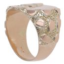 9ct Yellow Gold Nugget Signet Ring